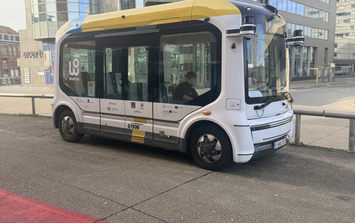EPF tests Autonomous Shuttle in Leuven